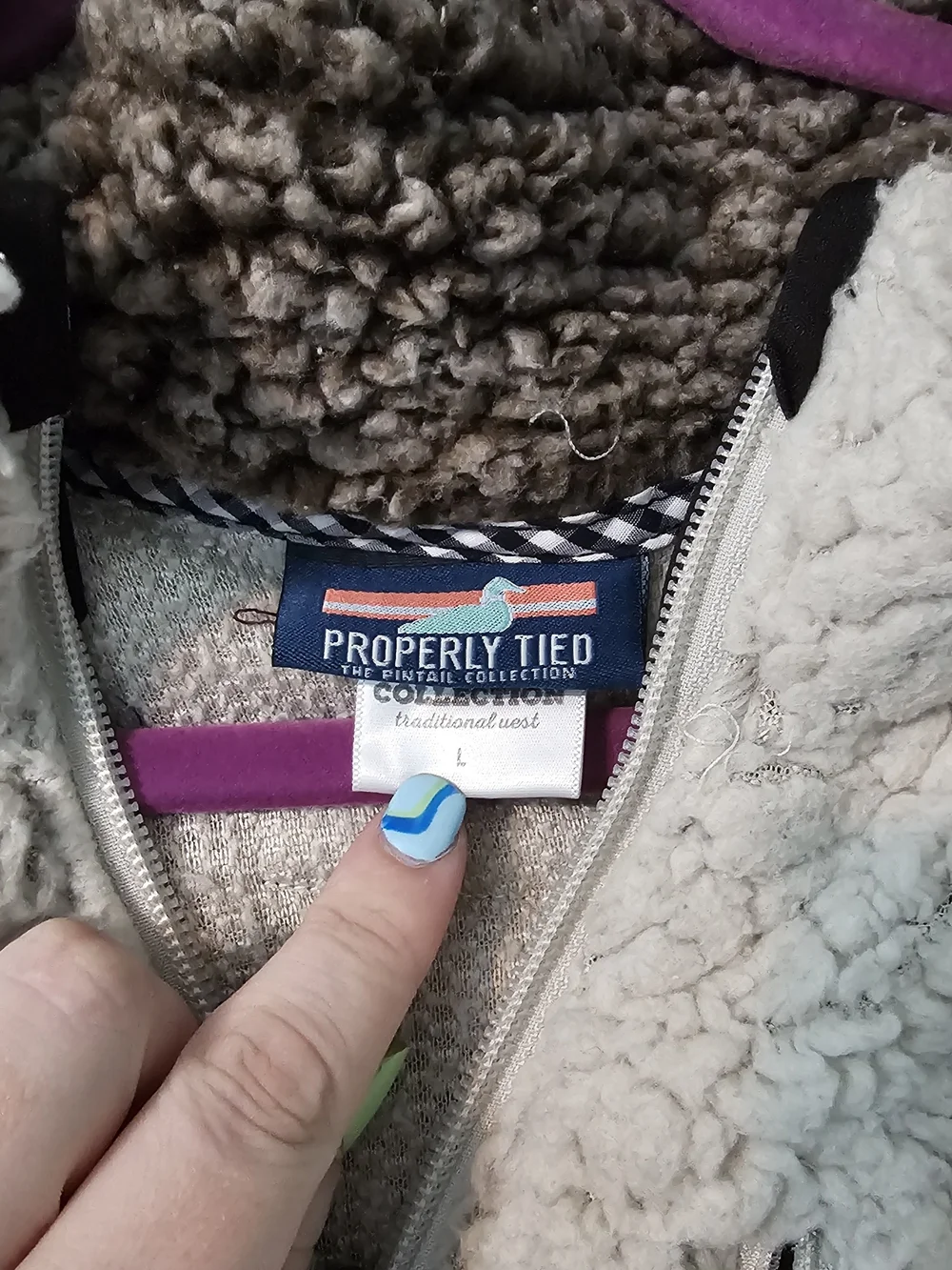 Properly Tied Womens Sherpa Vest